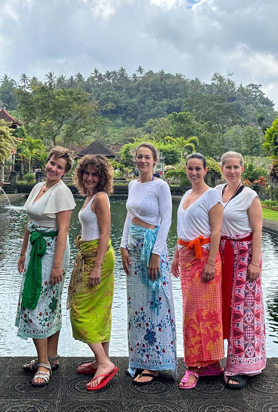 Experience ancient Balinese rituals at Tirta Gangga, included in your Bali yoga teacher training.